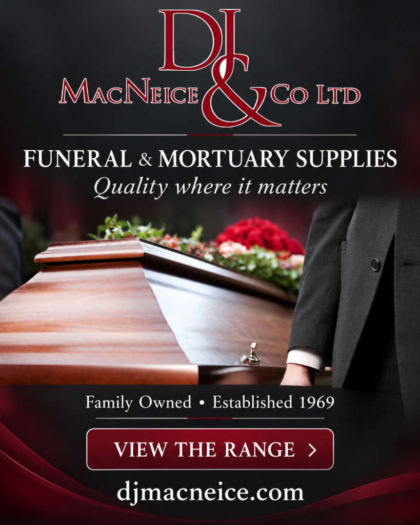 DJ MacNeice & Co. advertisement